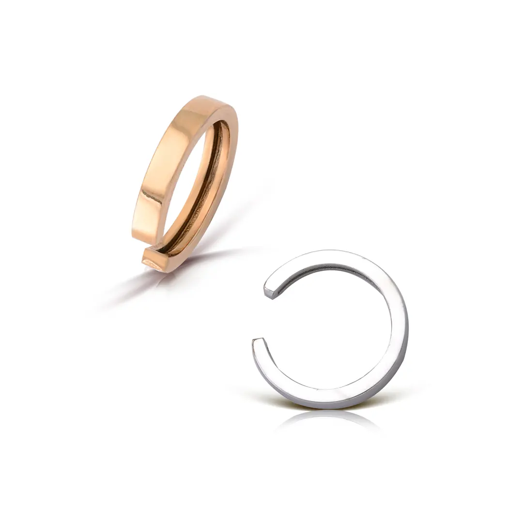 14K Gold Minimal Ear Cuff - Image 2
