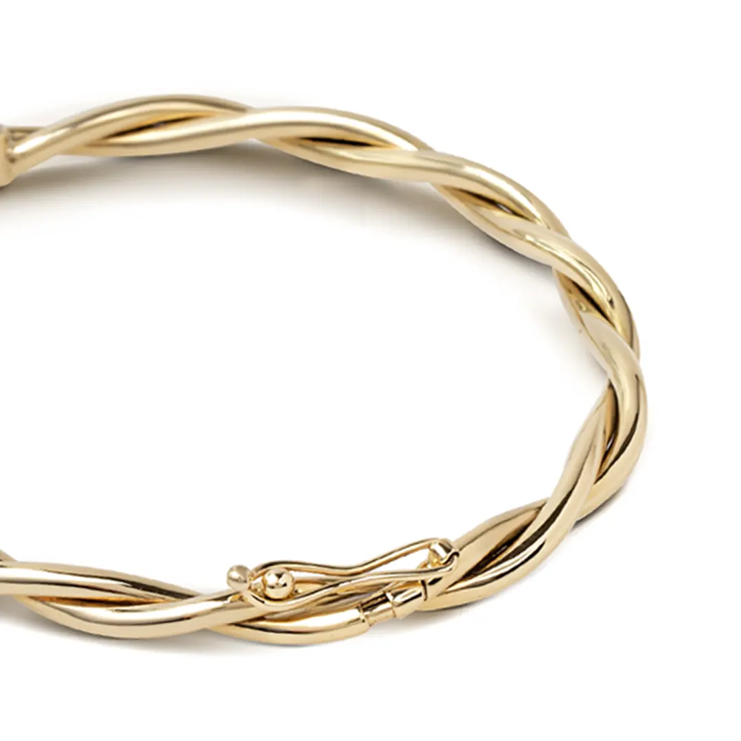 14K gold Twisted Bracelet - Image 2
