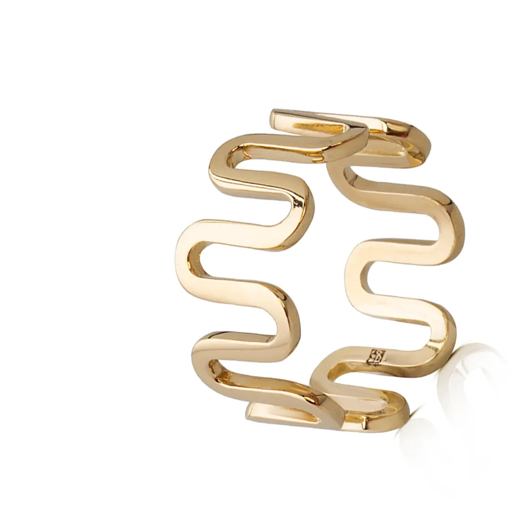 14K Gold Upside Down 'Camara' Ring - Image 2