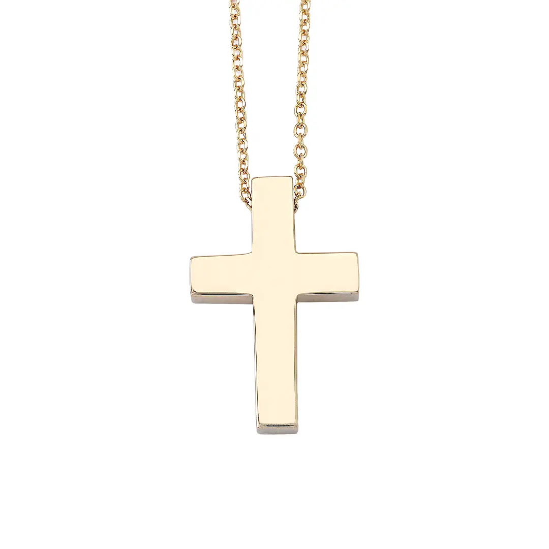 Classic Gold Cross Pendant - Image 6