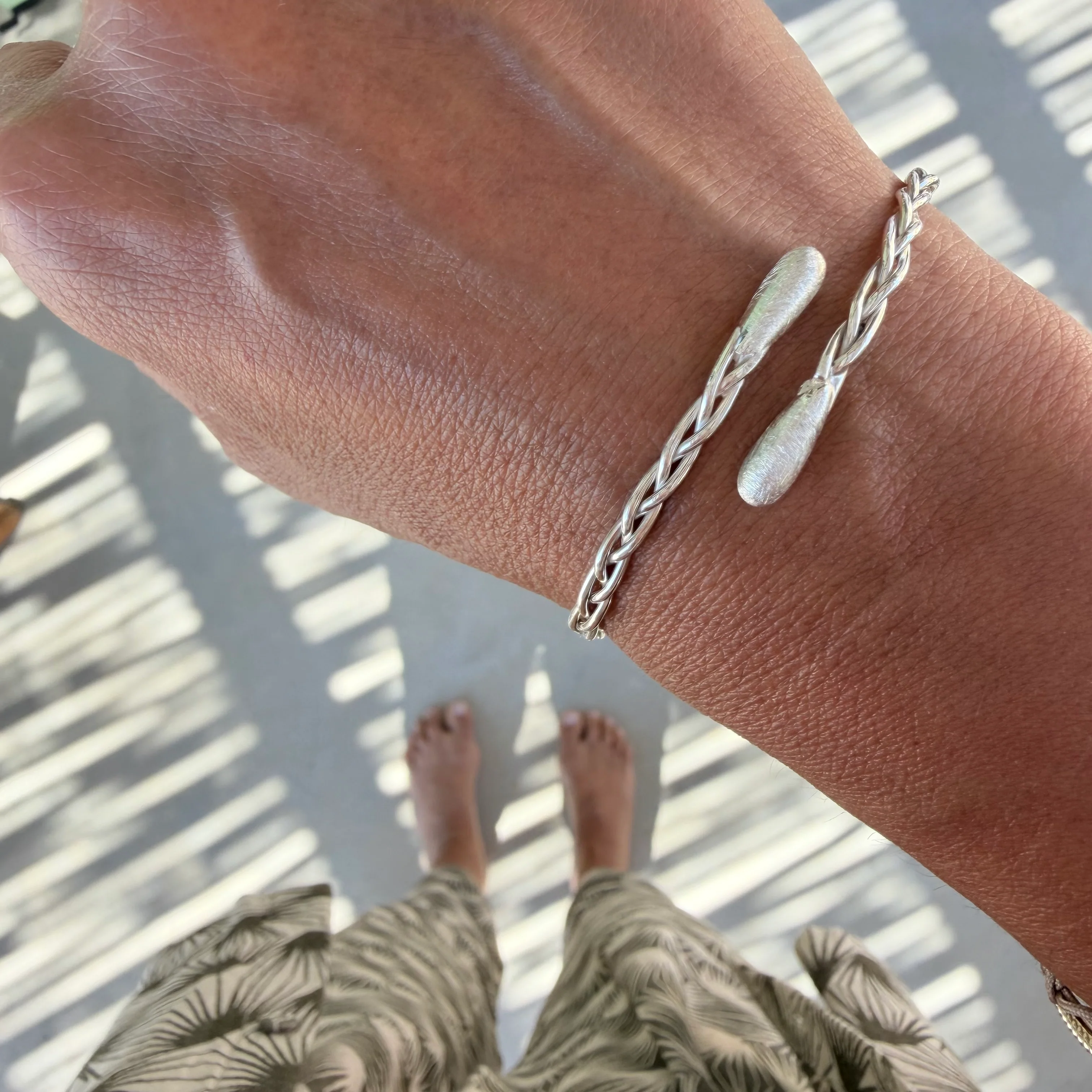 Silver Braided Bracelet - Image 6