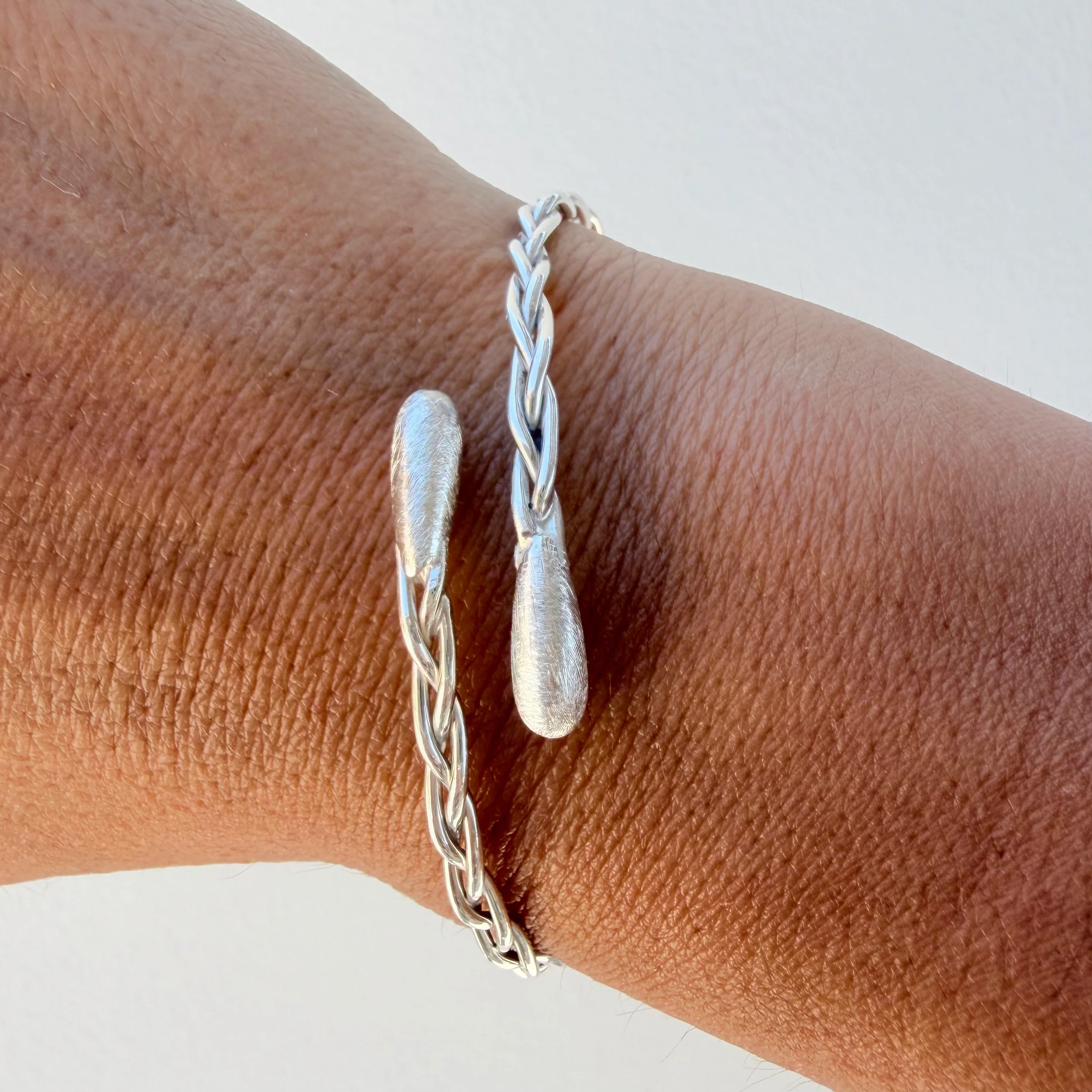 Silver Braided Bracelet - Image 7