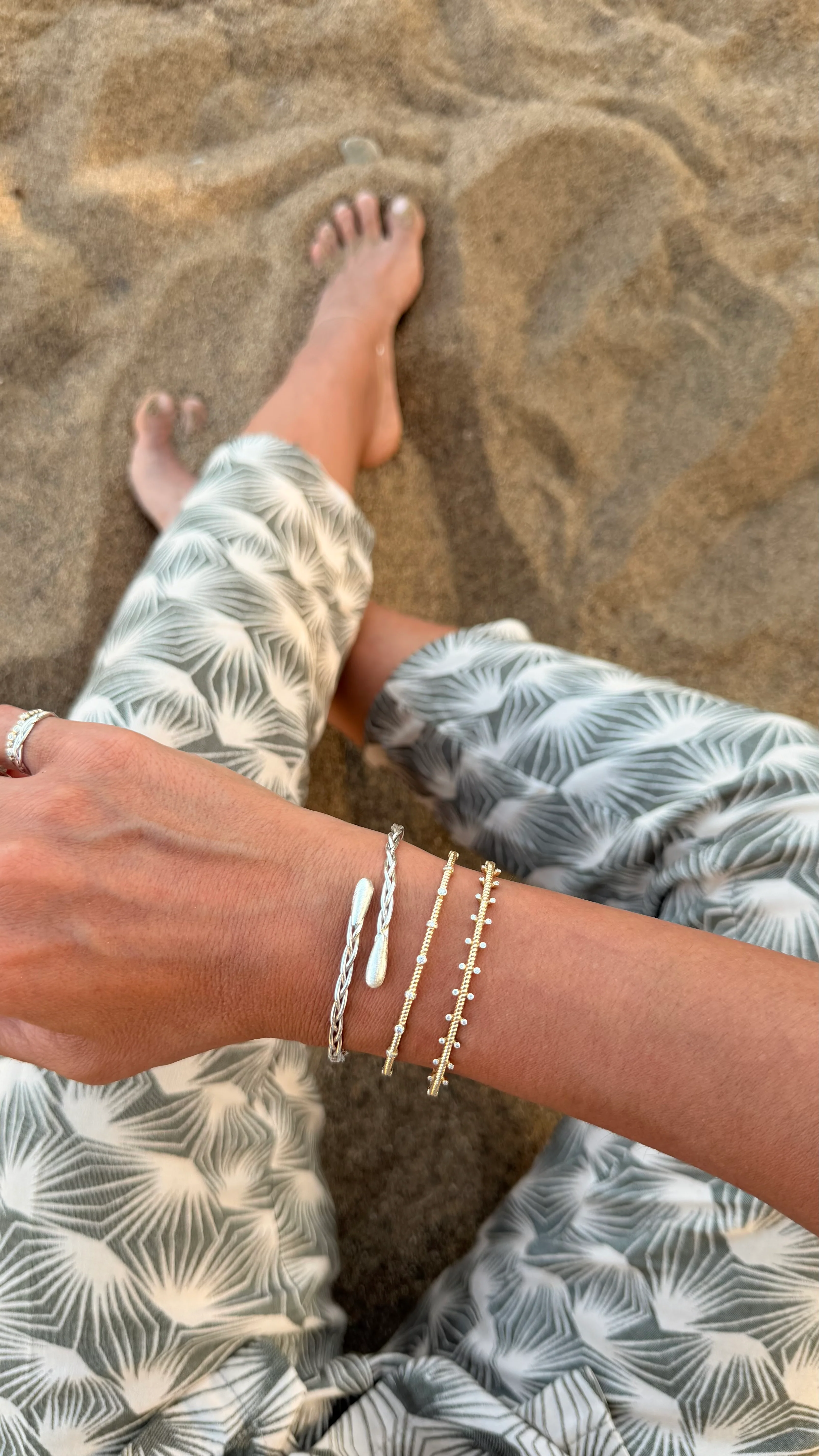 Silver Braided Bracelet - Image 9