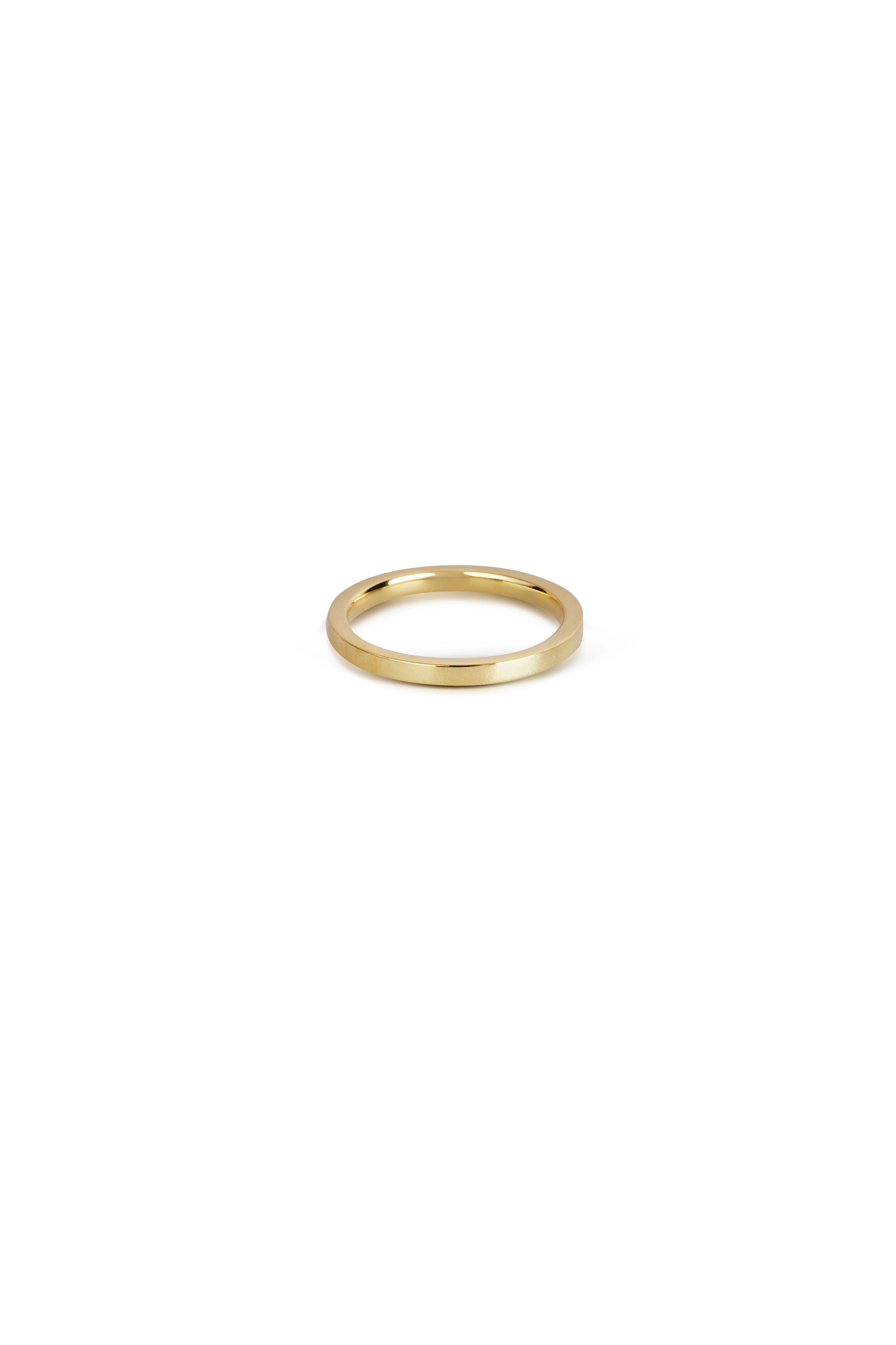 Wedding Flat Band, 3mm wide - Image 3