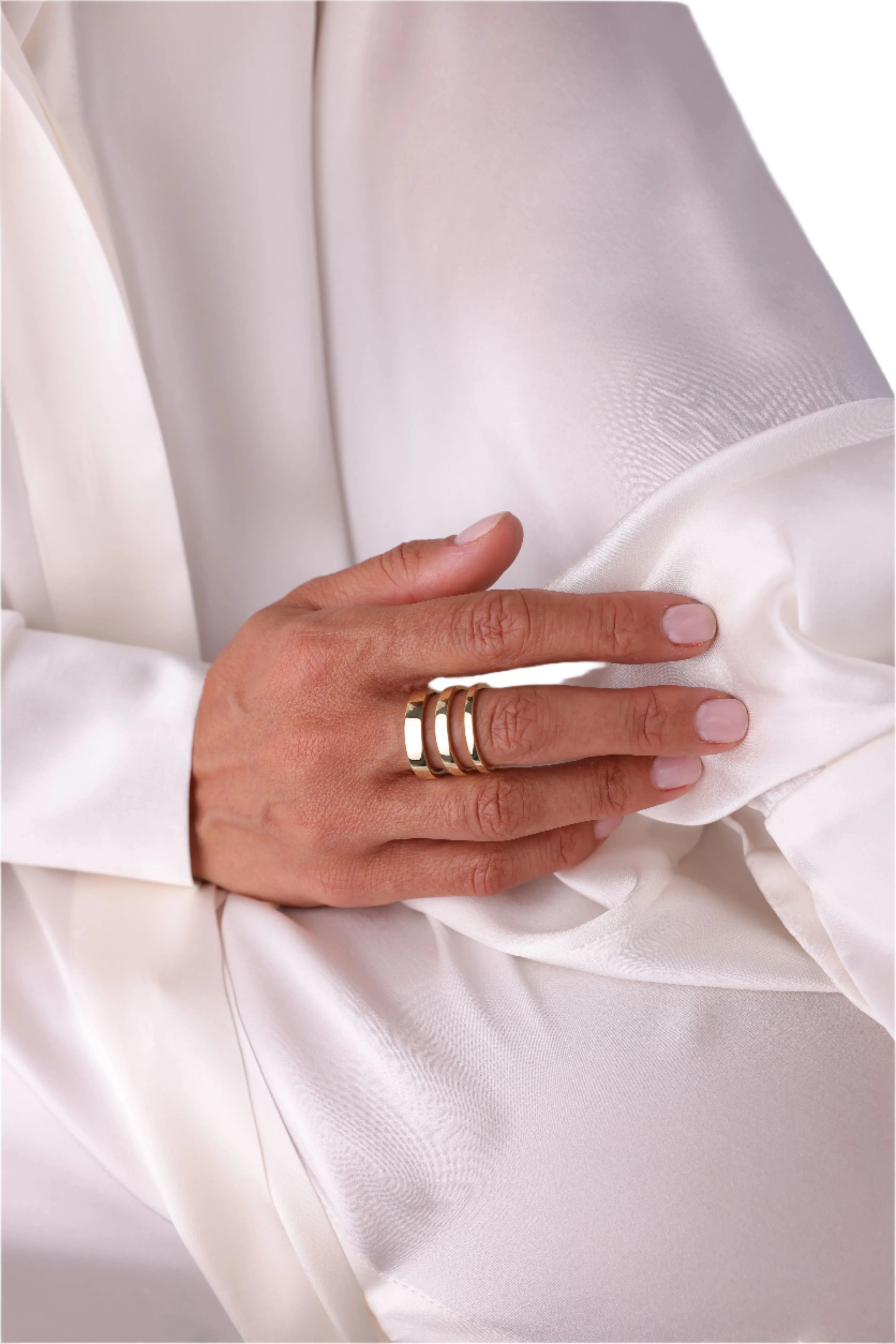 Wedding Flat Band, 3mm wide - Image 2
